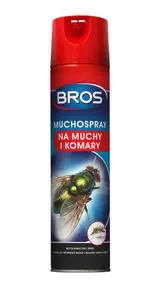 Аэрозоль от насекомых BROS Muchospray 250 мл – готовый к применению спрей для летающих и ползающих насекомых