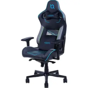 Gaming chair Aqirys Hyperion — padded seat and padded backrest, adjustable height 132–142 cm, backrest width 51 cm, max load 160 kg