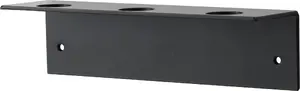Soap holder for wall NAGA — model 71775, black, for 3 bottles