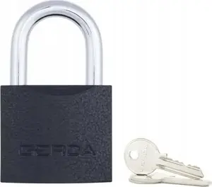 Навесной замок GERDA IRON LINE S60 — чугунный корпус с дужкой (модель 8566/8030)
