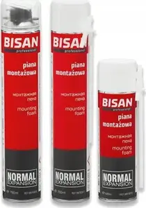 Mounting Foam Bisan PIANA MONTAŻOWA STANDARD 750 ml (pistol application)