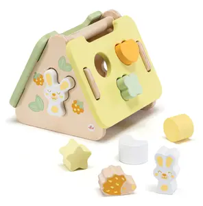 Learning toy Sevi 83112 — wooden educational activity toy, multicolour, for ages from 1 year