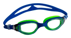 Очки для плавания Schildkröt 940055 унисекс, размер One Size, корпус синие/зеленые