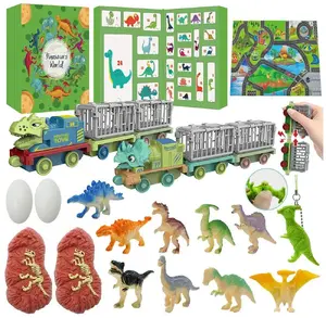 Advent calendar LEANToys - Dinozaury figurki i akcesoria