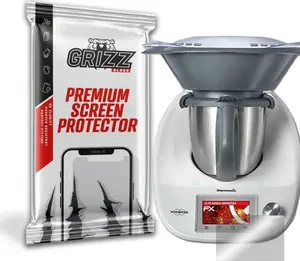Hibrīdais aizsargstikls GrizzGlass priekš Thermomix TM5 (MPN GRZ1252)