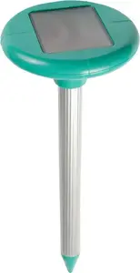Solar Mole Repeller Greenmill GR5105 — solar-powered ultrasonic/shock device for garden pest control