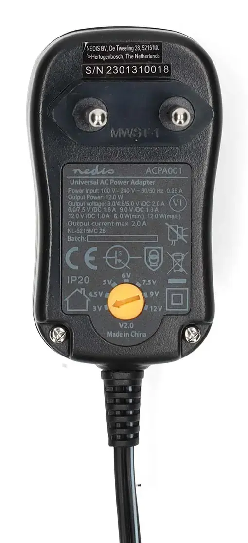Nedis ACPA001 power adapter 12 W Photo 2