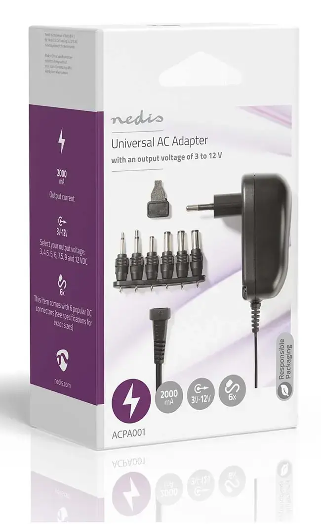 Nedis ACPA001 power adapter 12 W Photo 6