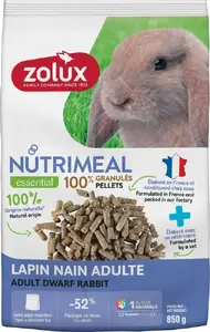Гранулированный корм для декоративных взрослых кроликов ZOLUX NUTRIMEAL 4, 850 г