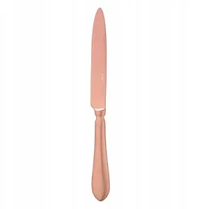 Table Knife NAVA DESTELLO COPPER V-6000-5C-12 — copper finish, stainless steel blade