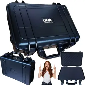 Protective transport case Bitmat DNA CASE IP 38×29×11.8 cm, IP65 waterproof and dustproof, hard-shell black