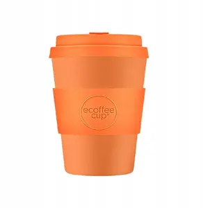 Ceļojuma krūze Ecoffee cup Solid Colours Alhambra 350 ml — atkārtoti lietojama, oranža