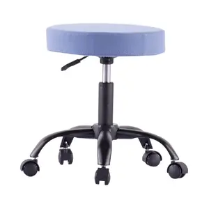 Biroja/datora krēsls TECHLY ICA-CT SGW-BL — polsterēts auduma sēdeklis, zils, 525×525 mm, min augstums 45,5 cm