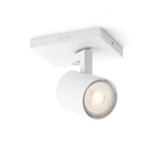 Philips myLiving Surfaced Lighting Spot GU10 LED 3.5 W White 2700 K 255 lm IP20 Dimmable