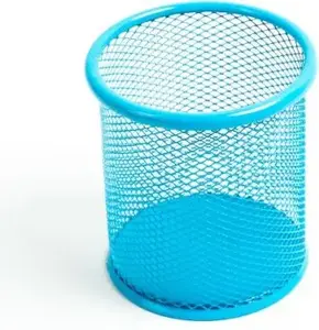 Pen cup Leviatan model 202062 blue mesh desk organizer