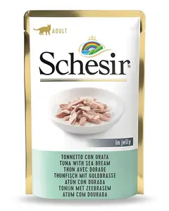 Консервы для кошек Schesir SR-1122, тунец, 85 г, для взрослых кошек