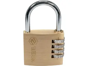 Padlock TOYA VOREL 77609 — brass body, 86.5 mm height, 250 g