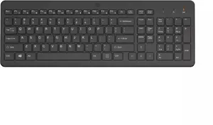 Wireless keyboard HP 220 (220 Wireless Keyboard-NRL) — compact layout, USB wireless receiver