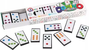 Domino set Technok model 3343 – classic tile game for matching and stacking