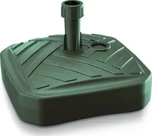 Parasol Base Prosperplast model 977904, square umbrella stand, green forest