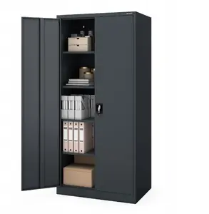 Lockable document cabinet Jan Nowak JAN H D600 900 × 1950 × 600 mm, anthracite