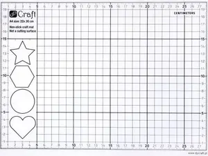 Adhesive Work Mat Dalprint DPCRAFT 300×220×1.5 mm