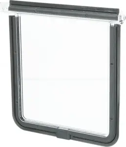 Replacement flap for Trixie pet door models 4420–4423, dimensions 14.5 × 15.5 cm