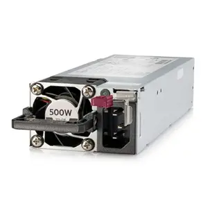 Barošanas bloks HP HPE 866726-001 500 W 1U, AC 100–240 V, 50/60 Hz, priekš ProLiant ML350 Gen10