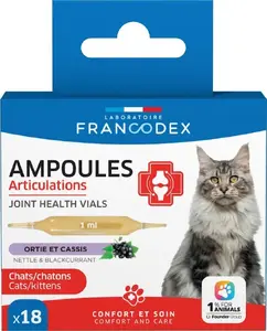 FRANCODEX joint health ampoules for cats and kittens, 18 ampoules
