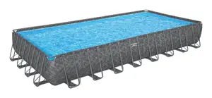 Framed Above Ground Pool Bestway APX 365 Rectangle 9.56×4.88×1.32 m, 52,231 L, 8,327 l/h pump