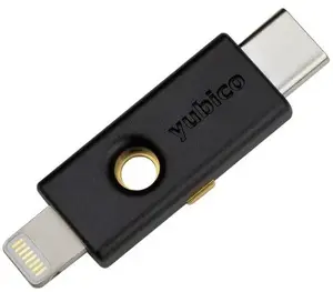 Drošības atslēga Yubico Yubikey 5Ci — aparatūras autentifikators ar USB‑C un Lightning