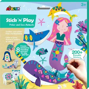 Sticker Set AVENIR Wyklejanka Stick N Play - Polar and Marine Animals