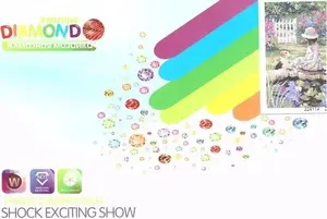 Набор алмазной мозаики FANDY 20x30 см — мотив «Сад», набор для рукоделия