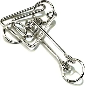 Wire Puzzle G3 Racing No. 19 — metal brain teaser, difficulty level 2/4