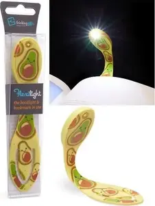 Galda lampa Thinking Gifts Flexilight Avocado — lasīšanas lampa, avokado forma