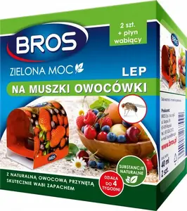 Fly Trap BROS Moc sticky trap for fruit flies, pack of 2