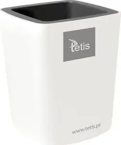Подставка для ручек Tetis BV405-S — серый настольный органайзер для канцелярии