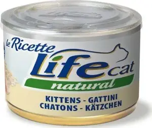 Konservēts barības produkts kaķēniem Life Pet Care LIFE CAT 150 g Vistas — papildbarība