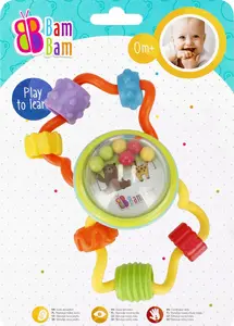 Rattle teether Bambam BAM BAM GRZECHOTKA SUWAK 15x20x6 cm by Bambam