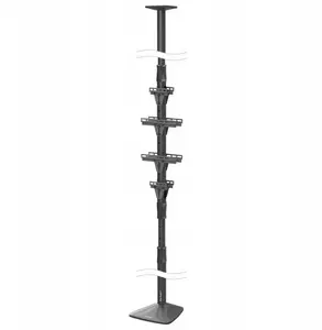 Mounting post stand BARKAN for EV charger, adjustable height 240–350 cm