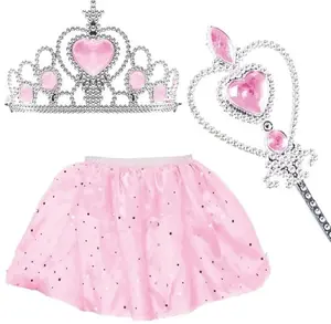 Children's Princess Dress-Up Set ASKATO – costume accessories set, multi-piece play outfit