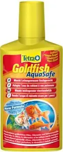 Ūdens kondicionieris Tetra Goldfish AquaSafe 100 ml – šķidrais ūdens apstrādes līdzeklis vēdekļastei (fantail)
