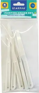 Paint Knife Set STARPAK NOZE MALARSKIE KPL5SZT STK PBH 12/96 - 5-piece painter's knives set