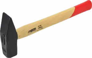 Hammer AWTools AWTOOLS MŁOTEK ŚLUSARSKI 1.0 kg with Wooden Handle Black Line