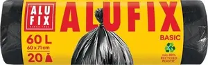 Мешки для мусора Alufix Economy HDPE 60 л, 20 шт., черные