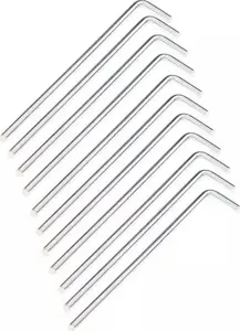 Колышки для палатки HITEC PINPEG — металлические колья для закрепления палаток и тентов