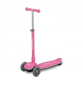 Самокат Toyz HULAJNOGA 3-колёсный Carbon Pink — трёхколёсный детский самокат, розовый