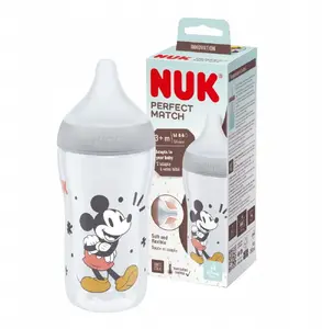 Детская бутылочка Nuk 260 мл из PP с силиконовой соской Miki M, модель 10742036MK