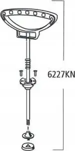 Ручка для гидронетки Mesto Profi 3270W — Mesto ME6227KS