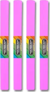 Crepe Paper Rolls STARPAK 50 x 200 cm, light pink, pack of 10